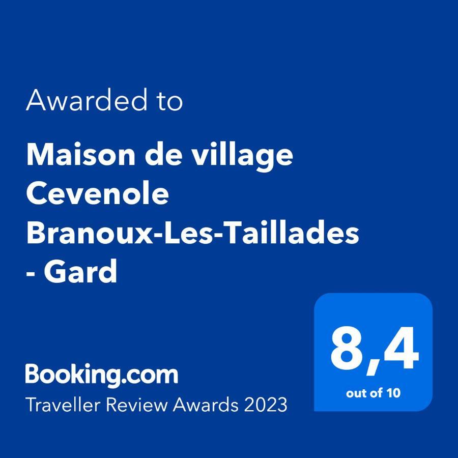 Maison De Village Cevenole Climatisee A Branoux-Les-Taillades - Gard - #Travellerawards 2024 エクステリア 写真